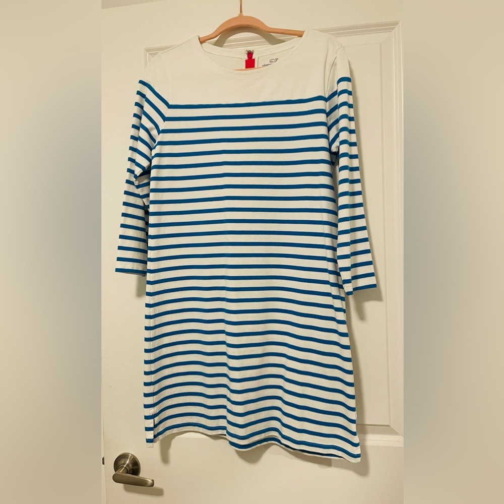 Summer shift blue and white -